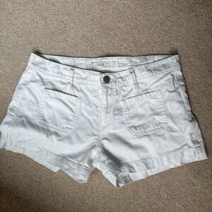 LOFT White low rise micro Shorts Classic Summer Style
